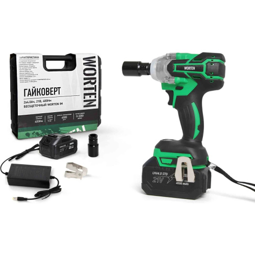 Гайковерт WORTEN IM КА-90000578 1х4.0Ач+ЗУ