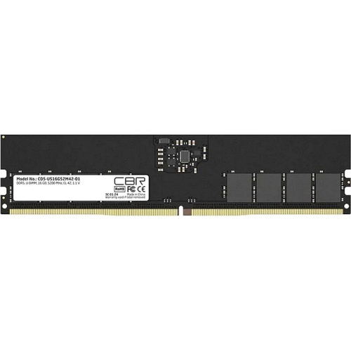 ОЗУ CBR CD5-US16G52M42-01 DDR5 DIMM (UDIMM) 16GB PC5-41600, 5200MHz, CL42, 1.1V
