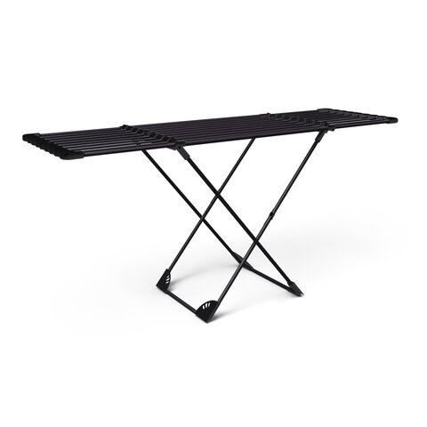 Сушилка для белья Laima Home 700469 Duo Sliding Black раскладная 3 зоны сушки, 20 метров