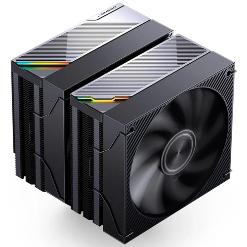 Кулер JONSBO CA90 Black LGA1851/1700/1200/115X/AM5/AM4 ( TDP 270W, PWM, 130mm Black Fan + 120mm Black Fan, 6 тепловых трубок, медная база, 4-p
