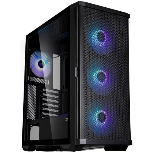 Корпус ZALMAN Z10 Plus, ATX, Black, Window, 2x3.5", 2x2.5", 2xUSB3.0, 1xUSB 3.1 Type-C, FRONT 3x140mm ARGB, REAR 1x120mm ARGB