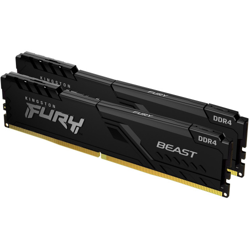 ОЗУ Kingston 32GB 3600MHz DDR4 CL18 DIMM (Kit of 2) Fury Beast Black KF436C18BBK2/32