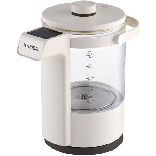 Электрочайник Hyundai HYK-G7700 кремовый/черный