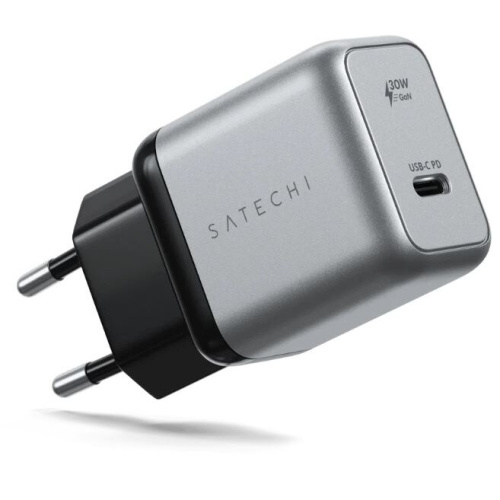 СЗУ Satechi 30W USB-C GaN Wall Charger серый космос