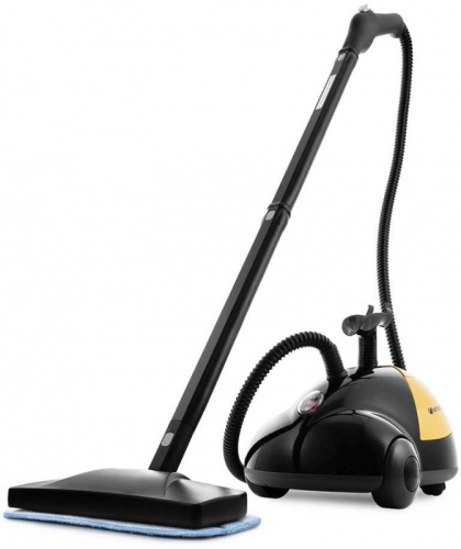 Пароочиститель Kitfort КТ-931 черный/оранжевый