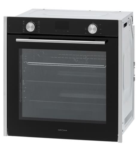 Электрический духовой шкаф KRONA QUENDEL 60 BL/S черный