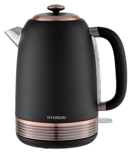 Чайник Hyundai HYK-S4501 черный/бронзовый