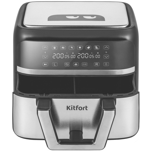 Аэрогриль Kitfort КТ-2247 черный/серебристый