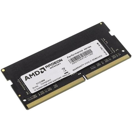 ОЗУ AMD Radeon R7 Performance Series (R744G2400S1S-U) DDR4 4Gb 2400MHz RTL PC4-19200 CL16 SO-DIMM 260-pin 1.2В