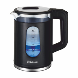 Чайник SAKURA SA-2735BK (2.3) стекл