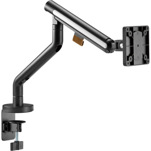 Кронштейн для мониторов Ultramounts UM 725B черный 17"-32" макс.9кг крепление к столешнице поворот и наклон