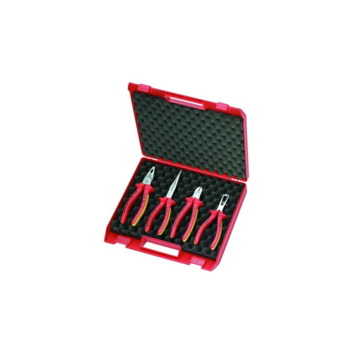 Набор инструментов Knipex KN-002015 4 предмета диэлектр.покр. (жесткий кейс)