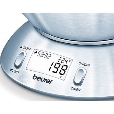 Весы кухонные Beurer KS54 серебристый