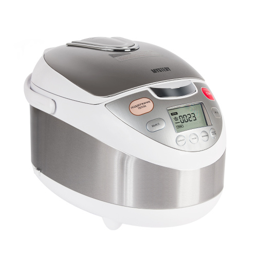 Мультиварка Mystery MCM-1010 серебристый/белый