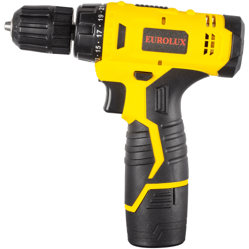 Дрель-шуруповерт Eurolux ДА-12Л-2КC (72/14/33) аккумуляторная