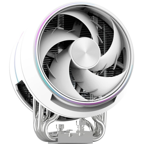 Вентилятор ZALMAN ZET5 White, 5 Heat pipes, 4-Pin PWM, 600-2000 RPM, 30.4 DBA Max, Hydro Bearing, Full Socket Support