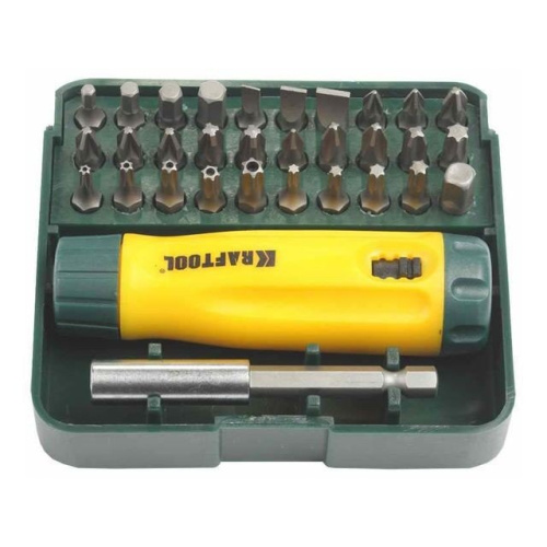 Набор принадлежностей Kraftool 26142-H32 32 предмета (жесткий кейс)