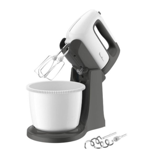 Миксер стационарный Moulinex HM464110 белый/черный