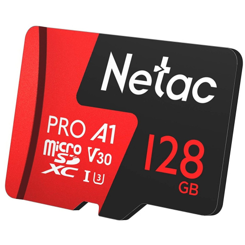 Карта памяти Netac P500 Extreme Pro 128GB NT02P500PRO-128G-S retail version w/o SD adapter