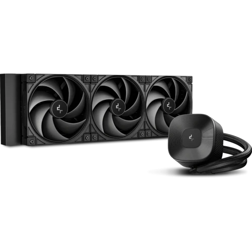 СВО DeepCool LE360 V2 Zero Dark (r-le360zero-bklnmd-g-1), 4-pin, черный, retail