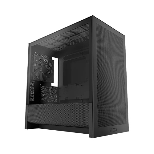 Корпус NZXT H3 Flow (CC-H31FB-01) без БП (2025), Midi-Tower, TG, 1x120mm, 1xUSB-A 3.2 + mATX, mITX Black