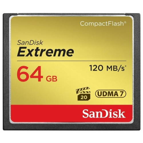 Карта памяти SanDisk CF 64GB Extreme 120MB/s (SDCFXSB-064G-G46)