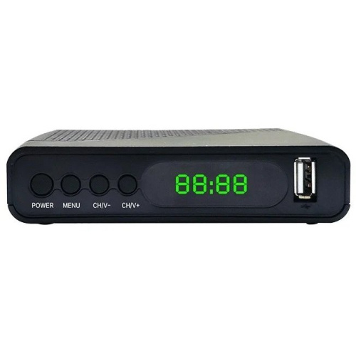 Ресивер DVB-T2 Hyundai H-DVB500 черный