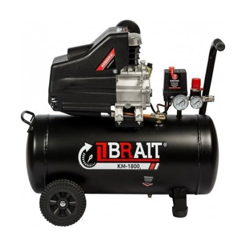 Компрессор воздушный BRAIT КМ-1800/50 (20.01.002.043)