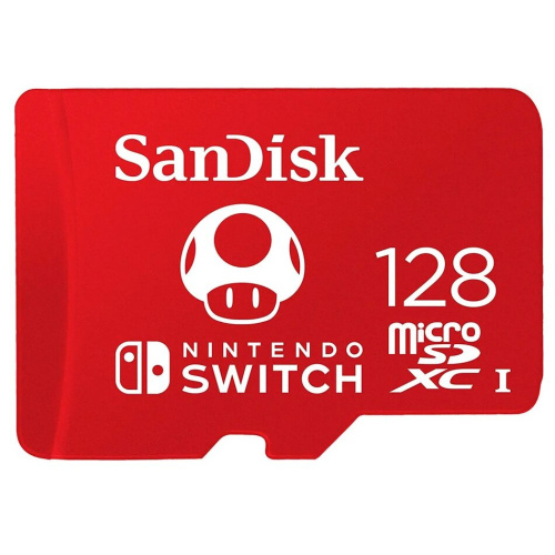 Карта памяти SanDisk (SDSQXAO-128G-GN3ZN) 128GB microSDXC Class 10 UHS-I A1 C10 V30 U3 for Nintendo Switch 100MB/s