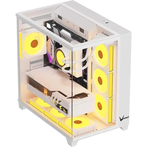 Корпус Formula Crystal Z9 (crystal z9 w), Midi-Tower, ATX, без БП, белый