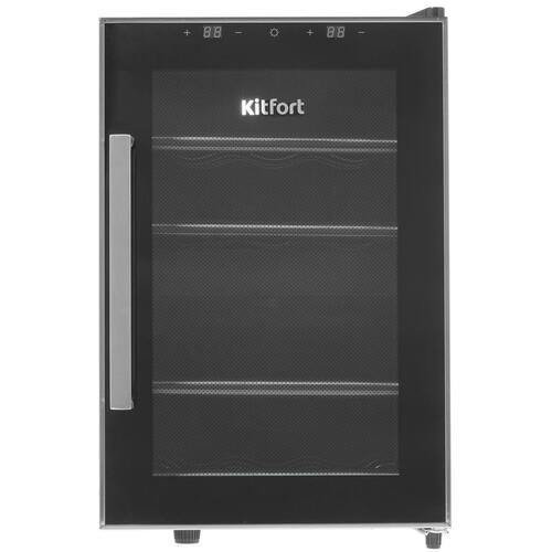 Винный шкаф Kitfort КТ-2405 черный
