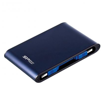 Внешний HDD 2.0TB 5400rpm USB3.0 Silicon Power Armor A80 Blue (SP020TBPHDA80S3B)