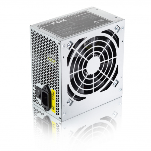 Блок питания Foxline FZ450R, 450W, ATX, NOPFC, 120FAN, 2xSATA, 1xFDD, 24+4