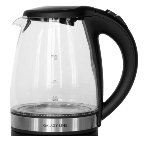 Чайник Galaxy GL0560 стекло/черный