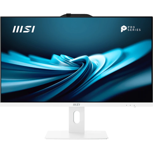 Моноблок MSI Pro AP272P 14M-614XRU (9S6-AF8322-1059) Full HD i7 14700 (2.1) 16Gb SSD1Tb UHDG 770 без ОС GbitEth WiFi BT 120W клавиатура мышь Cam белый
