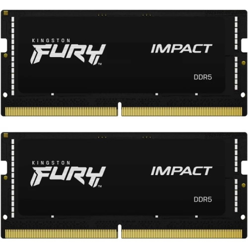 ОЗУ Kingston Fury Impact KF548S38IBK2-64 DDR5 - 2x 32ГБ 4800МГц, для ноутбуков (SO-DIMM), Ret