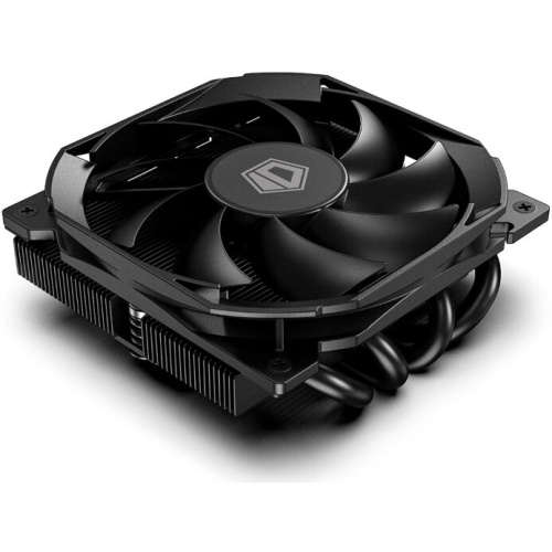 Кулер ID-COOLING IS-37-XT Black LGA1700/1200/115X/AM5/AM4 низкопрофильный высота 37mm (TDP 95W, PWM, 3 тепл.трубки прямого контакта, Fan 92m)