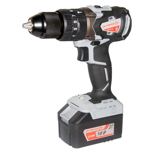 Дрель-шуруповерт ударная Интерскол ДАУ-13/18В (574.2.2.70) кейс