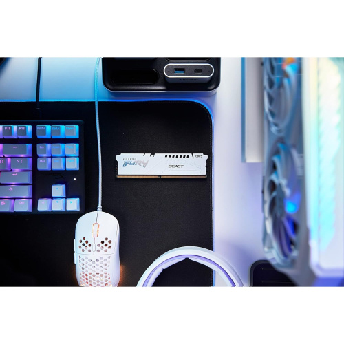 ОЗУ Kingston Fury Beast Expo KF552C40BWK2-64 DDR5 - 2x 32ГБ 5200МГц, DIMM, White, Ret