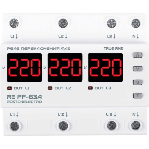Реле напряжения RE PF-63A