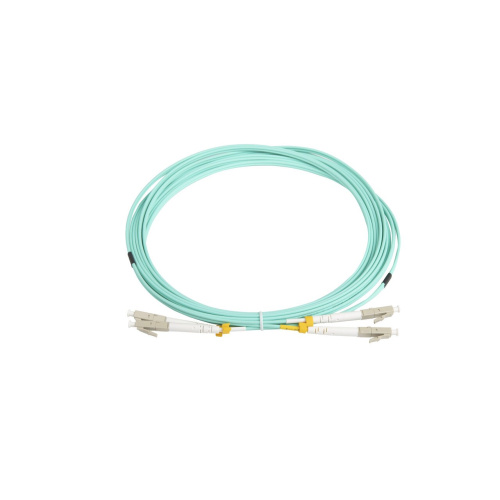 Патч-корд HYPERLINE FC-D2-503-LC/PR-LC/PR-H-5M-LSZH-AQ волоконно-оптический 5 м