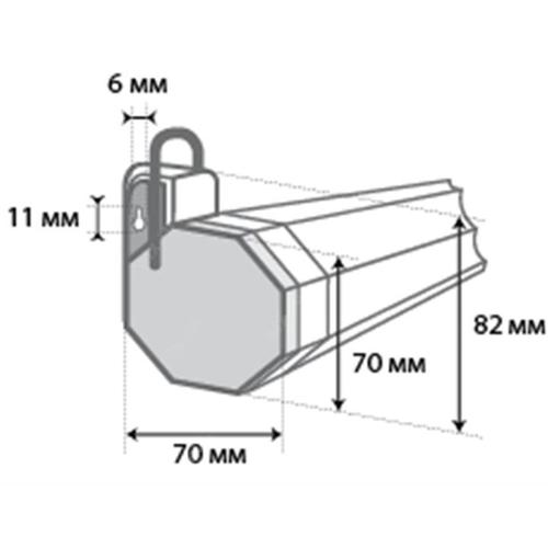 Экран Lumien 180x180см Eco Picture LEP-100102 1:1 настенно-потолочный рулонный