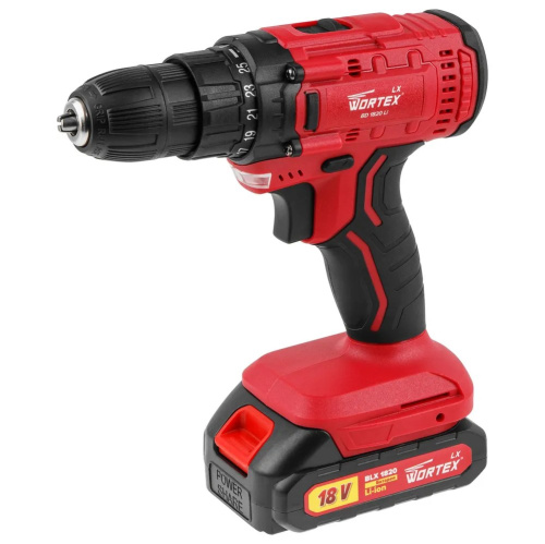 Дрель-шуруповерт Wortex LX BD 1820 Li (0329076) 2 АКБ