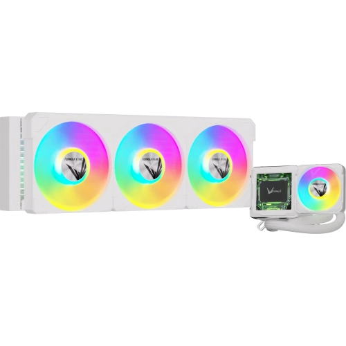 СВО Formula V Line Cryo Wing Digi 360 WH, 360mm, LCD 2.73", 3x120mm, ARGB fans, LGA115X/1200/1700/1851/1366/2011/2066, AM3/AM4