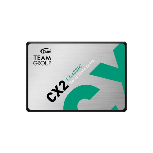 SSD Team Group CX2 (T253X6002T0C101) 2.5"; 2TB SATA 6Gb/s, 540/490, MTBF 1M, 3D TLC, 1600TBW, 0,73DWPD, RTL