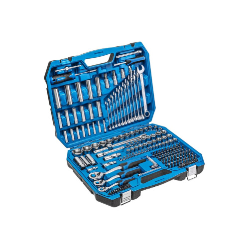 Набор инструментов Hoegert Technik HT1R444 1/4, 3/8,1/2 222 шт