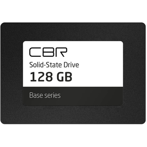 SSD CBR Base SSD-128GB-2.5-BS24b, 128 GB, 2.5, SATA III 6 Gbit/s, 3D TLC NAND, R/W speed up to 550/500 MB/s, TBW