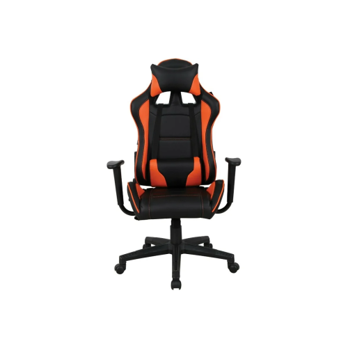 Кресло игровое BRABIX GT Racer GM-100 (531925) эко.кожа, черный/оранжевый