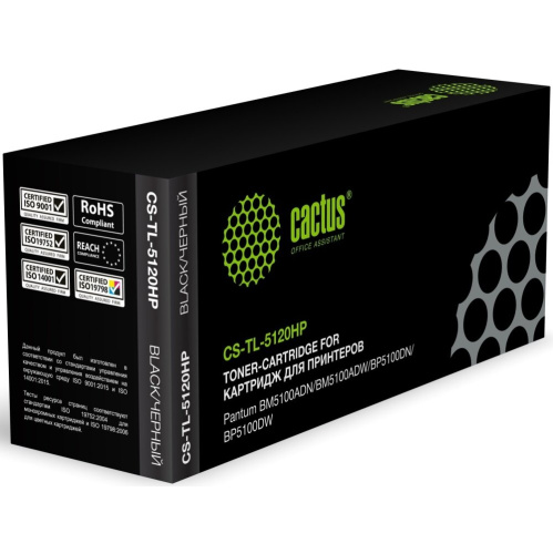 Картридж лазерный Cactus CS-TL-5120HP черный 6000стр для Pantum BM5100ADN/BM5100ADW/BP5