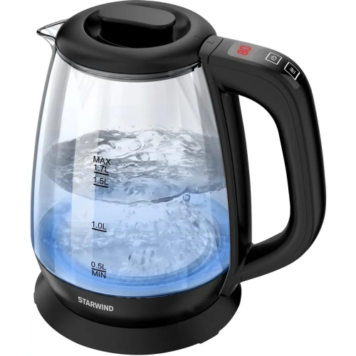Электрочайник Starwind SKS3036 черный стекло